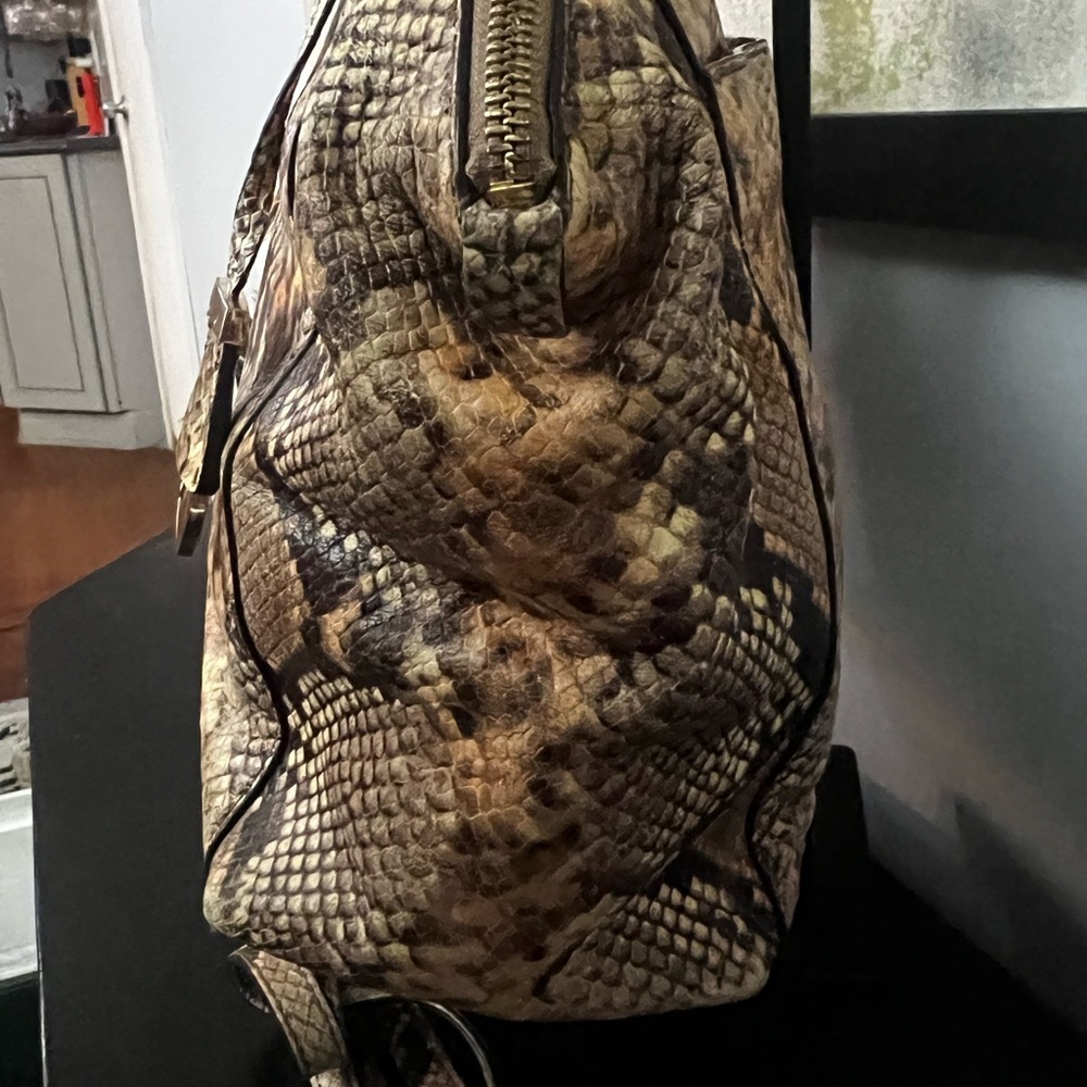 Michael Kors Snake Print Handbag - Picture 6 of 10